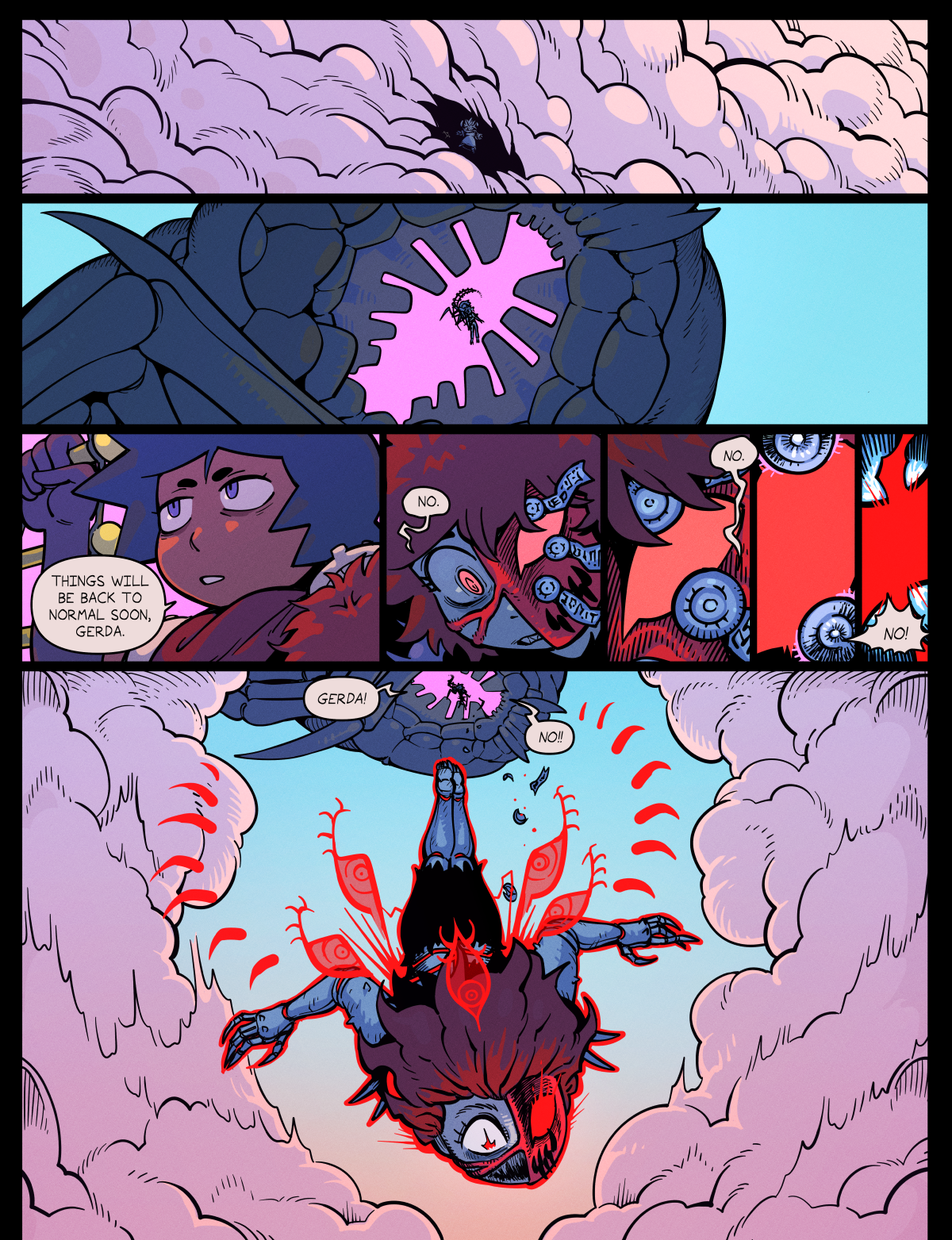 Whoops there she goes